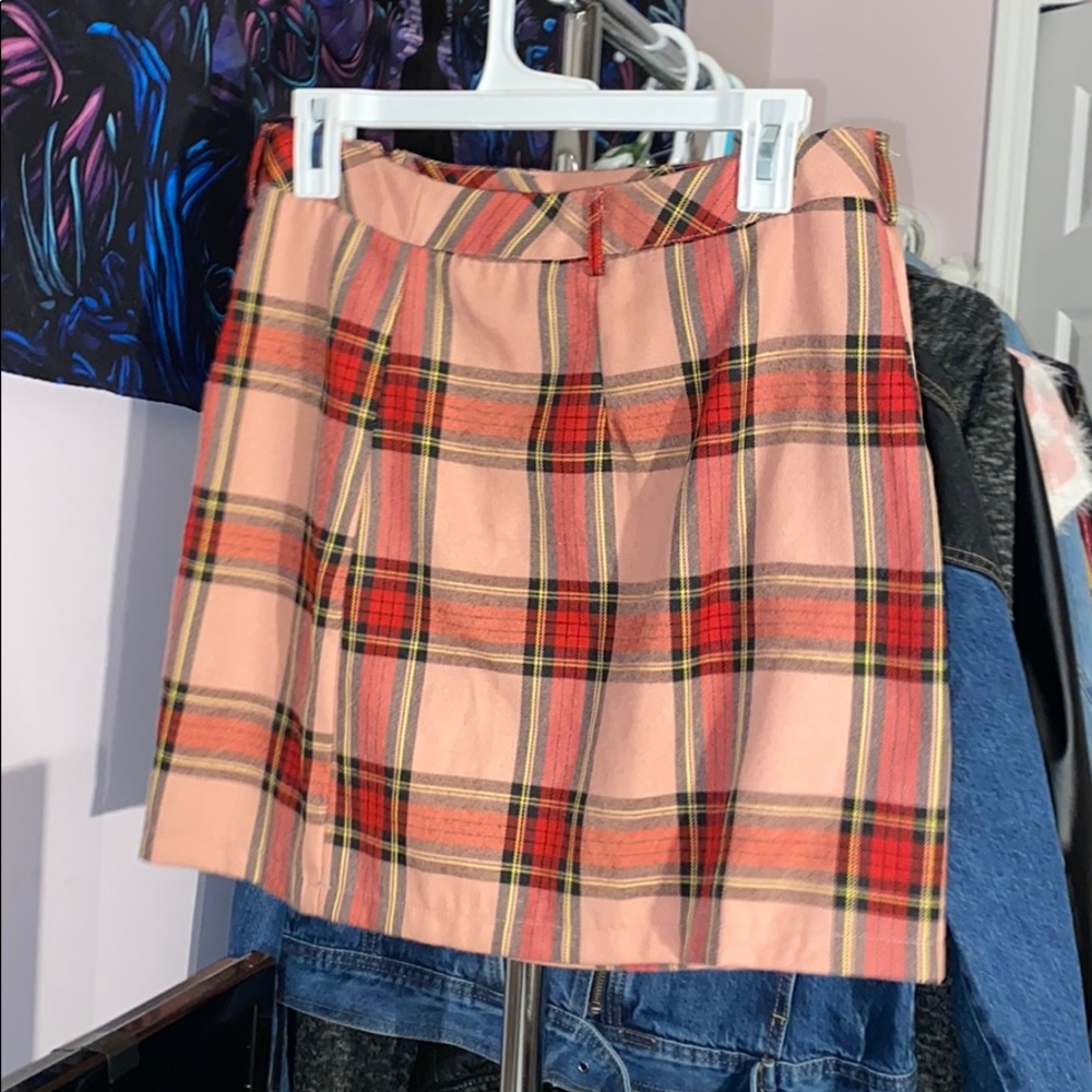 Plaid skirt